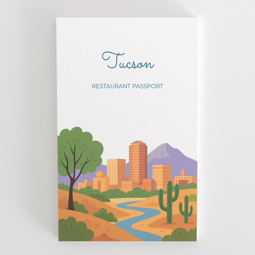 Tucson Restaurant Passport front cover