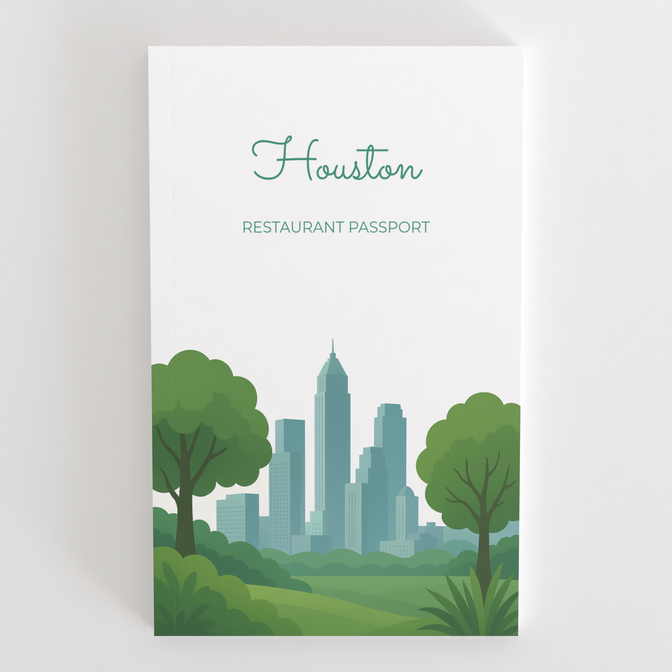 Houston Restaurant Passport front cover