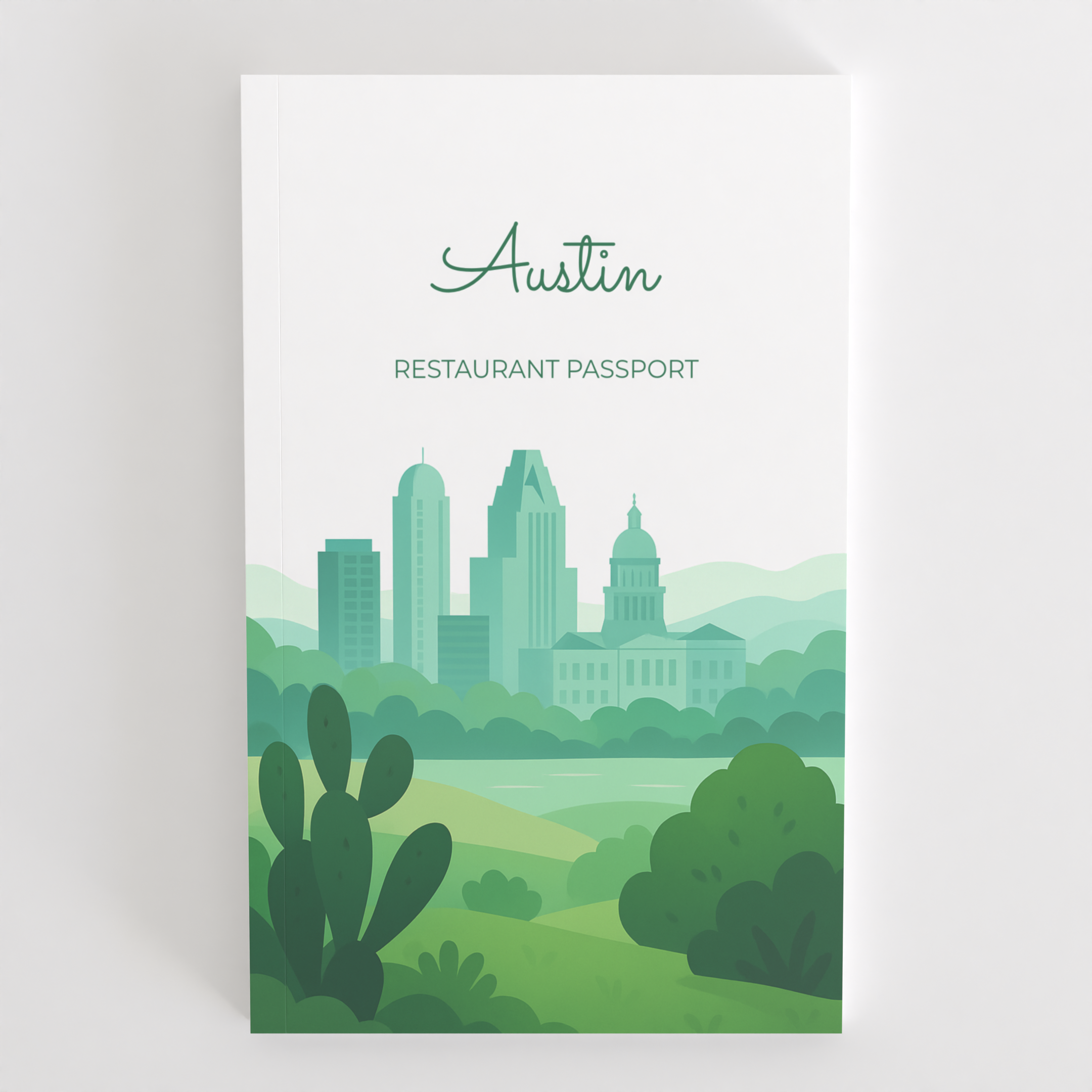 Austin Restaurant Passport front cover