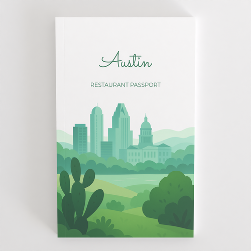 Austin Restaurant Passport front cover