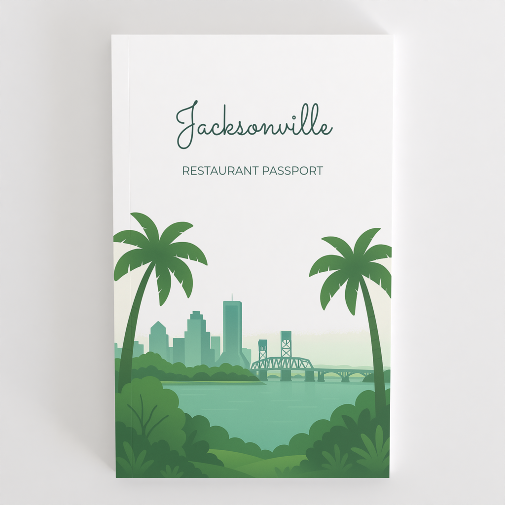 Jacksonville Restaurant Passport front cover