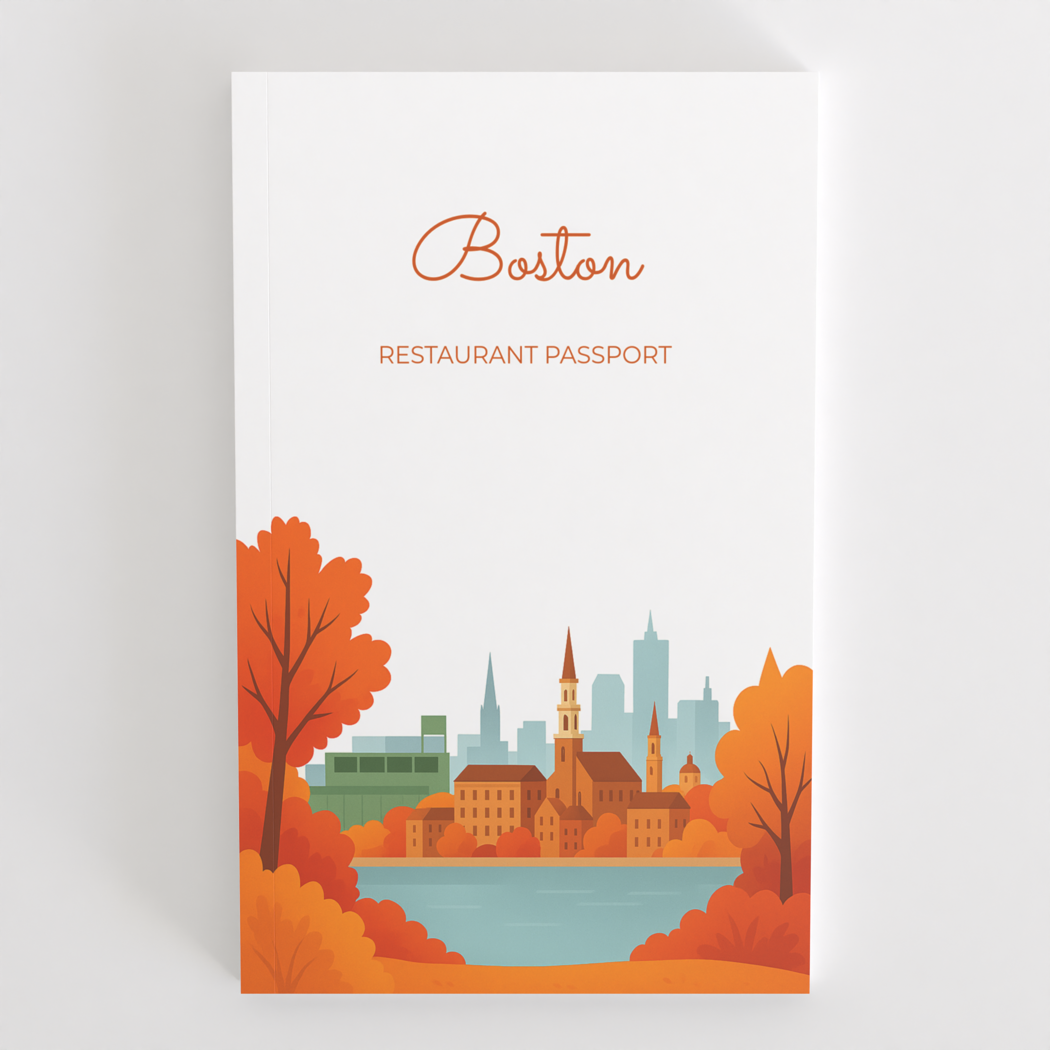 Boston Restaurant Passport front cover