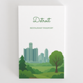Detroit Restaurant Passport front cover
