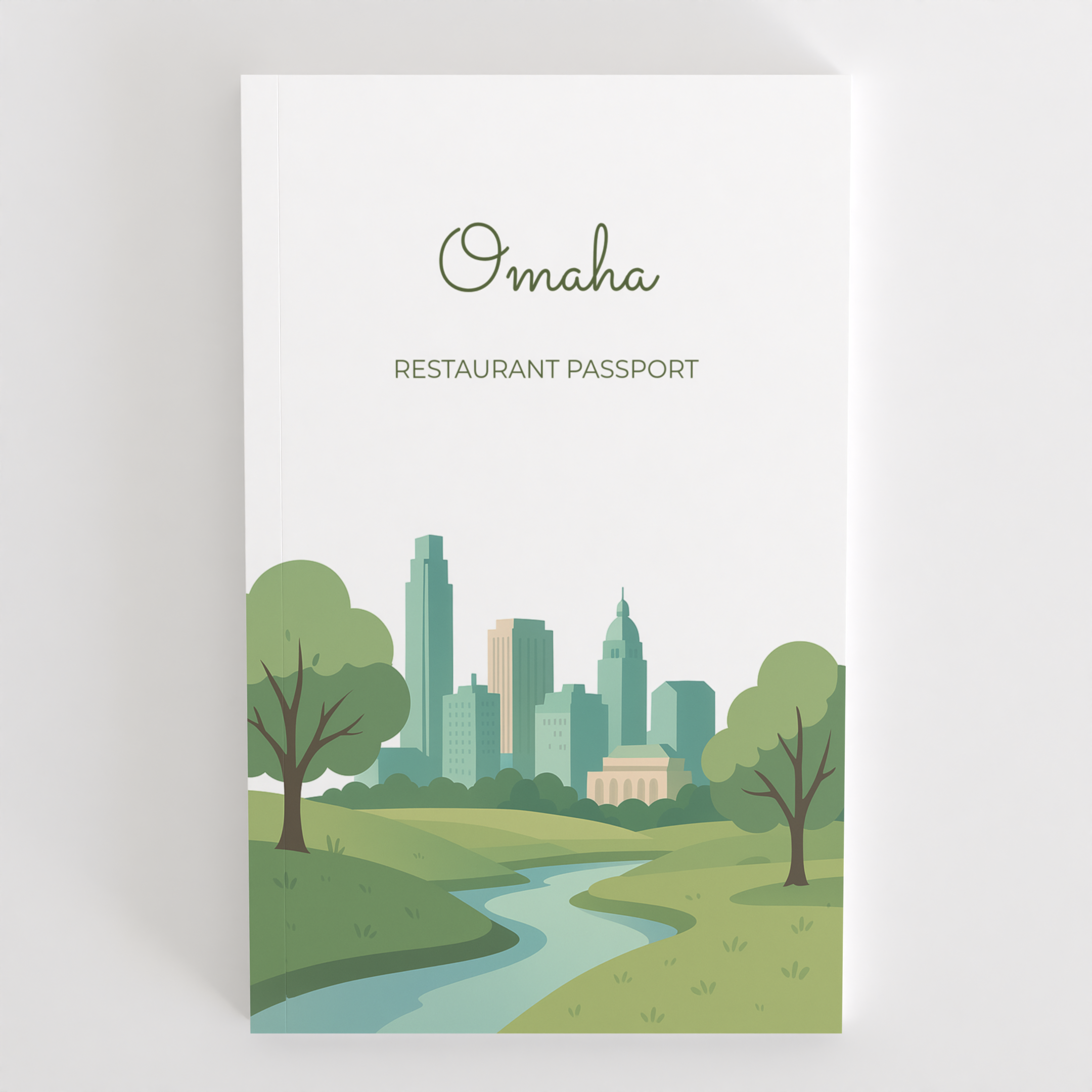 Omaha Restaurant Passport front cover