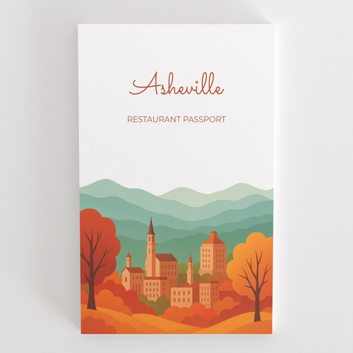 Asheville Restaurant Passport front cover